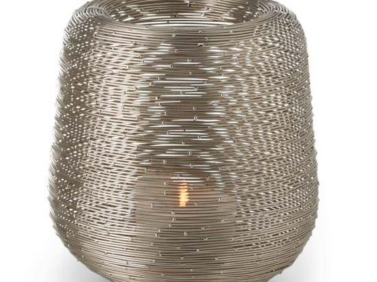 Κηροπήγιο Cali 122025 20x20cm Brass Philippi Μέταλλο