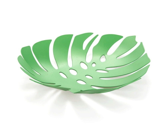 Φρουτιέρα Monstera 27624 30x27x4cm Green Balvi Μέταλλο