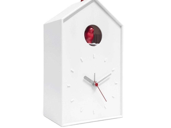 Ρολόι Τοίχου Cucu 26802 22,8x13,1x8cm White-Red Balvi ABS