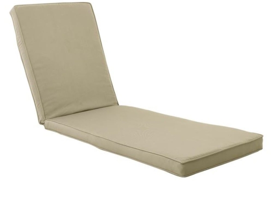 Μαξιλάρι Ξαπλώστρας Lounger Ε2017,Υ1 Μπεζ 196(78+118)x60/8cm