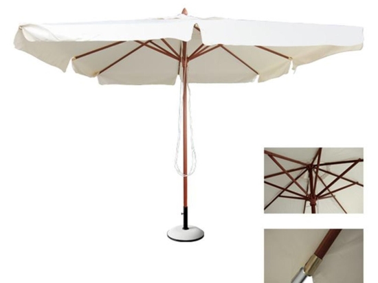 Ομπρέλα Soleil Ε912 Ξύλινη 3x3m