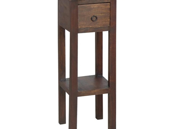  Έπιπλο Stand Ψηλό Classic ΕΙ391,1 Καρυδί 25x25H65cm