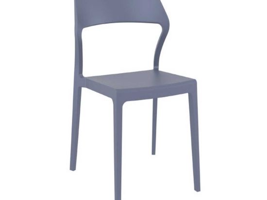 Καρέκλα Snow Dark Grey 20-0158 Siesta
