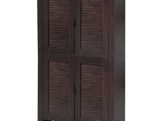Παπουτσοθήκη 4 Πόρτες Wenge 39-0026 77Χ34Χ124cm Μελαμίνη