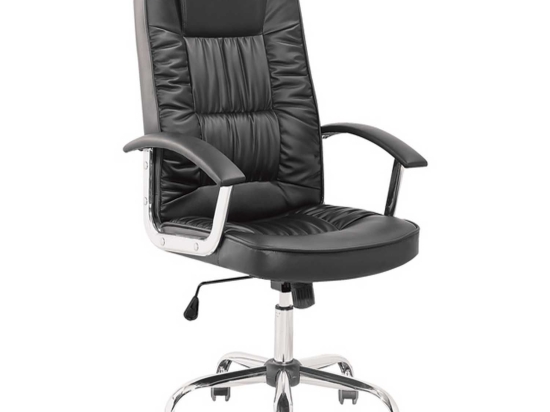 Πολυθρόνα Γραφείου Bs3500 Μαύρη 01-0055 62Χ63Χ110-120cm