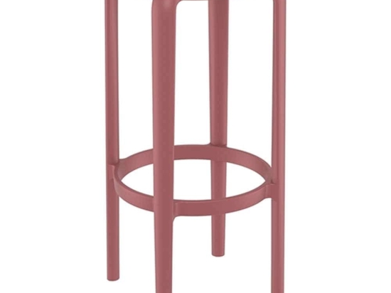Σκαμπό Μπαρ Tom 20.0797 36x36x75cm Marsala Siesta