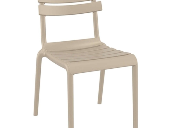 Καρέκλα Helen 20.0773 50x59x84cm Πολυπροπυλένιου Taupe Siesta