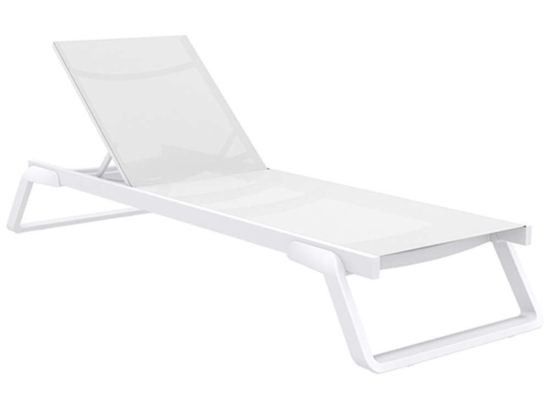 Ξαπλώστρα Tropic 20.0686 210x72x31cm White Siesta