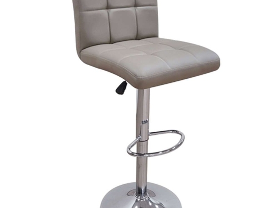 Σκαμπό Μπαρ 40 43.2228 Με Αμορτισέρ 43x52x62-82/90-110cm Pu Cappuccino Zita Plus