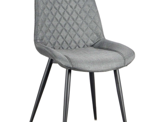 Καρέκλα Alesia 11.1602 52x59x88cm Με Ύφασμα Grey Zita Plus