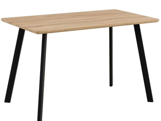 Τραπέζι Derbi 09.0655 120x70x75cm Sonoma Zita Plus