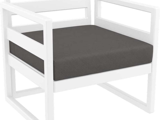 Μαξιλάρι Καθίσματος Mykonos 20.0467 Dark Grey Siesta
