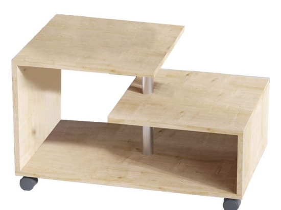 Τραπέζι σαλονιού PWF-0563 pakoworld φυσικό 80x52x40εκ