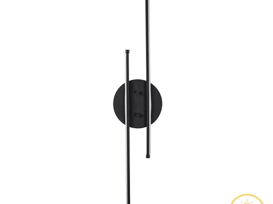 Φωτιστικό τοίχου-απλίκα Expedition pakoworld LED 16W μαύρο 17x5x86εκ