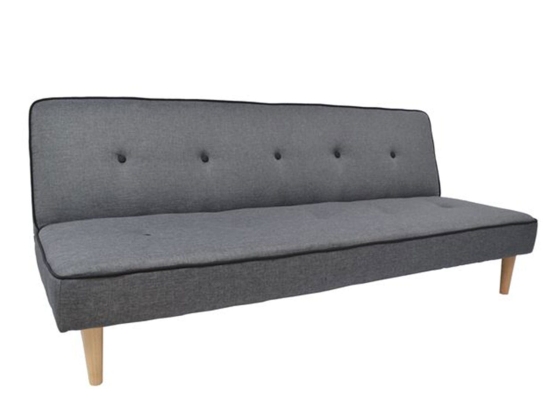Καναπές Κρεβάτι Belmont HM3026.02 Γκρι 181x86x75cm Ύφασμα