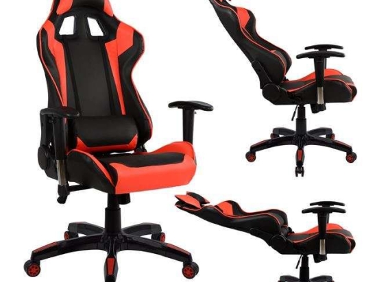 Καρέκλα Γραφείου Gaming Black-Red HM1056.01 67x70x134 - 124 εκ.