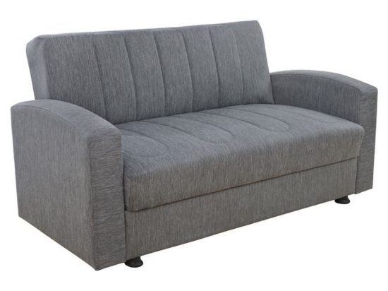 Καναπές Κρεβάτι Διθέσιος Dimos V05 HM3075.03 Grey 157X77X83cm Ύφασμα