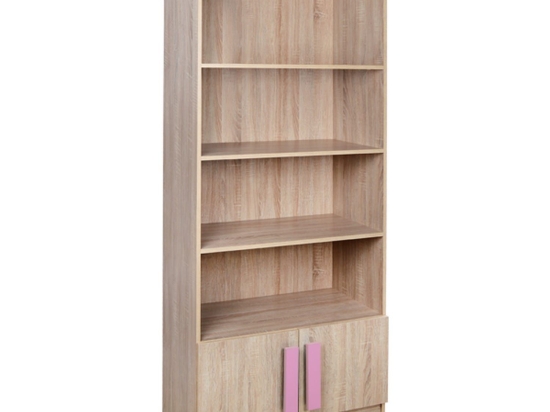 Βιβλιοθήκη Playroom Hm332+Hm336.02 80X35X180 cm Μελαμίνη