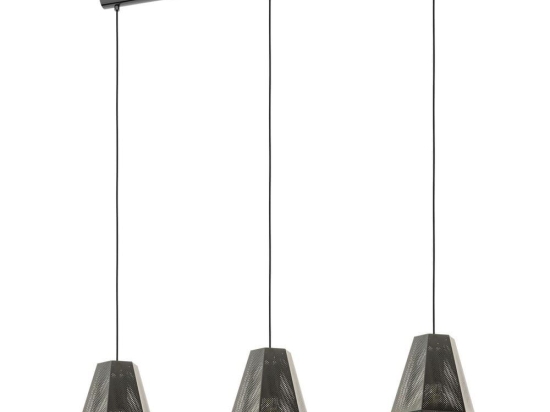 Φωτιστικό Οροφής Ράγα Chiavica 43224 Black Eglo Ατσάλι