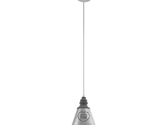 Φωτιστικό Οροφής Κρεμαστό Talbot 2 33014 Silver Eglo Μέταλλο,Ξύλο