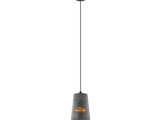 Φωτιστικό Οροφής Κρεμαστό Honeybourne 43107 Gold-Grey Eglo Μέταλλο