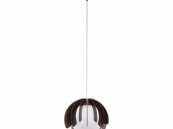 Φωτιστικό Οροφής Κρεμαστό Rambla 98376 White-Black Eglo Μέταλλο,Ξύλο