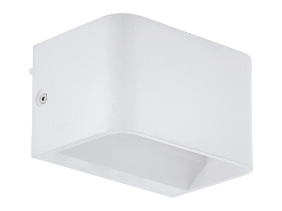 Φωτιστικό Τοίχου - Απλίκα Led Sania 4 98421 White Eglo Αλουμίνιο