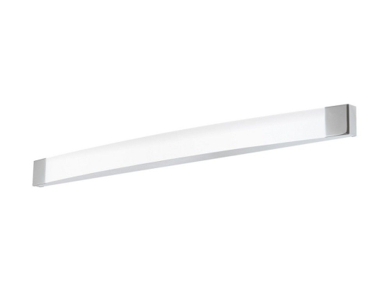 Φωτιστικό Τοίχου - Απλίκα Μπάνιου Led Siderno 98193 Silver Eglo Μέταλλο,Πλαστικό
