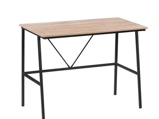 Γραφείο So Simple 28-0227 100x54xH75cm Sonoma - Black