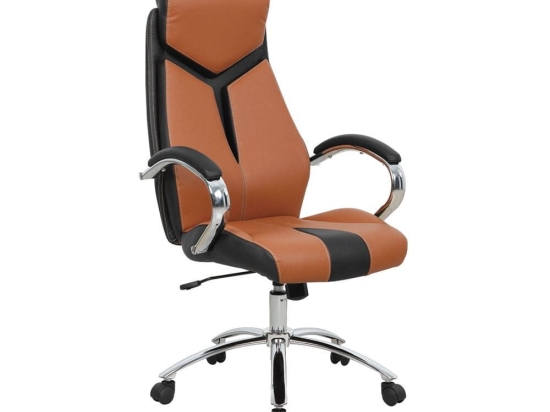 Καρέκλα Γραφείου Patron 25-0628 63x72xH115/125cm Camel - Black