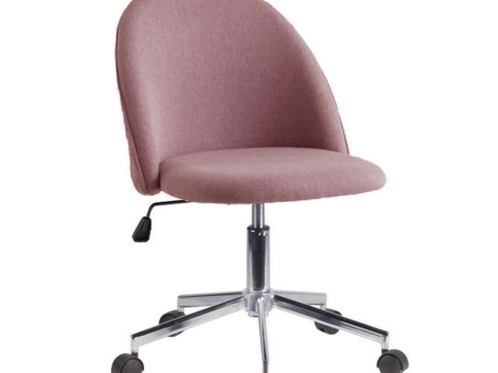 Καρέκλα Γραφείου Ronda 25-0652 48x51x74/84cm Dusty Pink