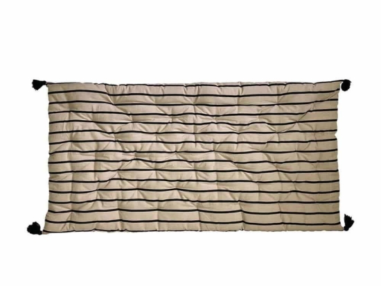 Μαξιλάρα Soft 09-1285 160x80x10cm Dark Grey-Beige