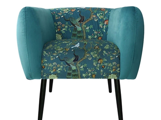 Πολυθρόνα Stagi 01-3030 Με Pattern 75x71x71cm Petrol