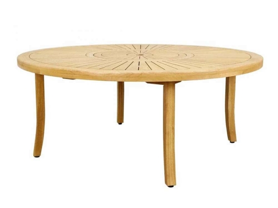 Τραπέζι Capri 22-0095 Φ180x75,5cm Natural