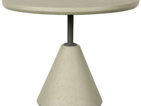 Τραπέζι Σαλονιού Lava 22-0098 Φ60x46cm Grey