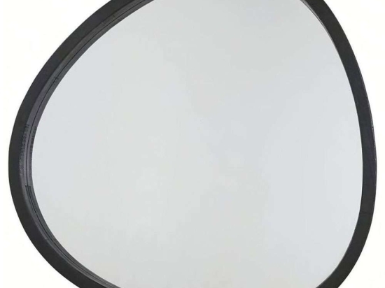 Καθρέπτης Τοίχου Aenaos 11-0553 70x75cm Black Ξύλο,Γυαλί