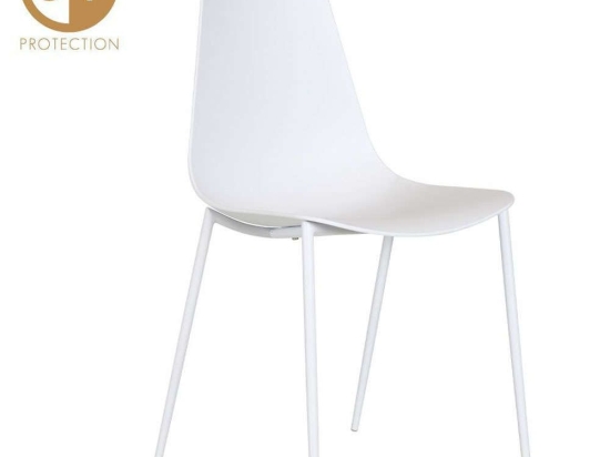 Καρέκλα Grada 27-0134 50x46x88,5cm White Μέταλλο,Πολυπροπυλένιο