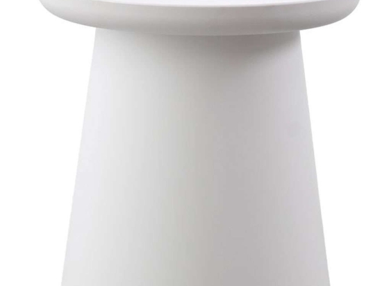 Τραπέζι Σαλονιού Tech 27-0184 Φ50x46,5cm White