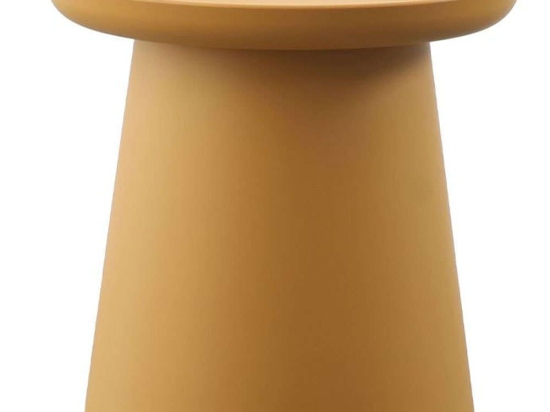 Τραπέζι Σαλονιού Tech 27-0187 Φ50x46,5cm Mustard