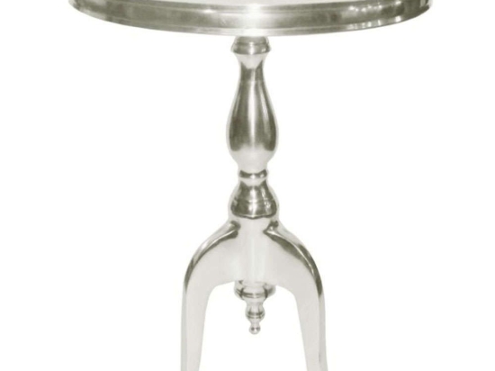 Τραπεζάκι Βοηθητικό Lui 04-0544 41x41x56cm Silver
