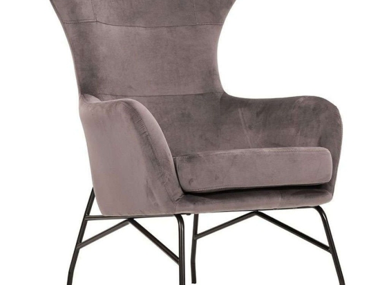 Πολυθρόνα - Μπερζέρα Mono 01-1569 70x81x102cm Grey