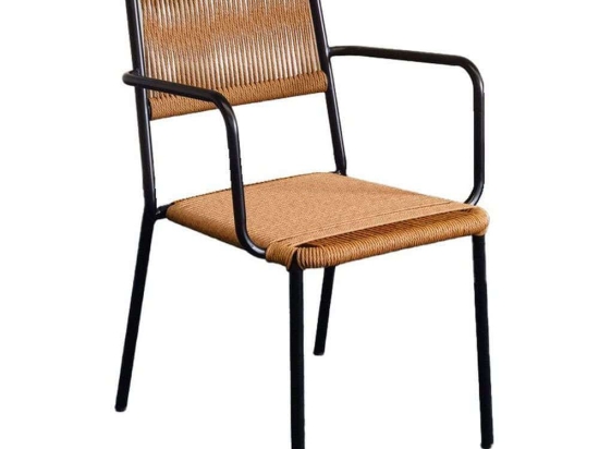 Καρέκλα Perth 22-0153 54,5x56x86cm Natural