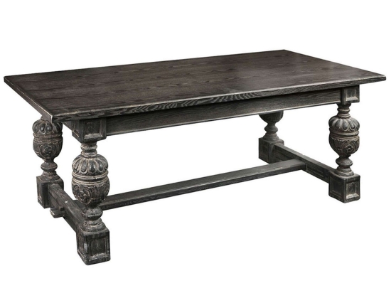 Τραπέζι SAZ201 Black 200x90x77cm Espiel Ξύλο