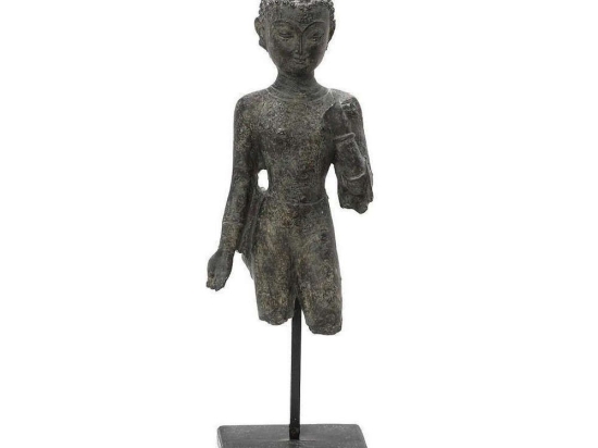 Διακοσμητικός Βούδας ELE123 Μπεζ 14x9x44cm Espiel Πολυρεσίνη