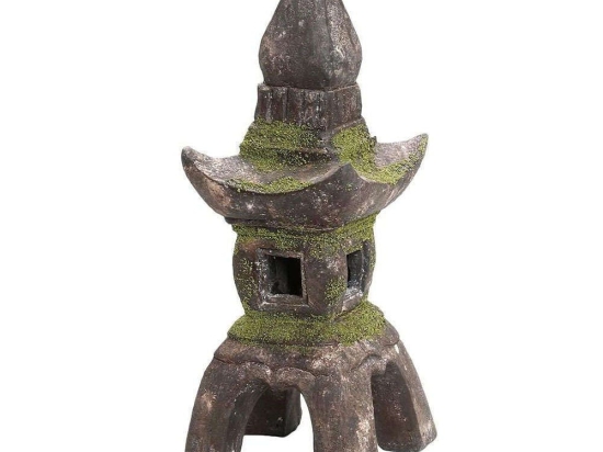 Διακοσμητικός Πύργος KUN111 Γκρι 18,5x18,5x51cm Espiel Κεραμικό