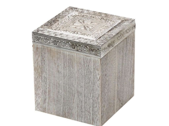 Κουτί HIF103 Μπεζ 14,3x12x12cm Espiel Ξύλο