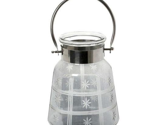 Φανάρι DAR115 Γκρι 22x15x15cm Espiel Γυαλί
