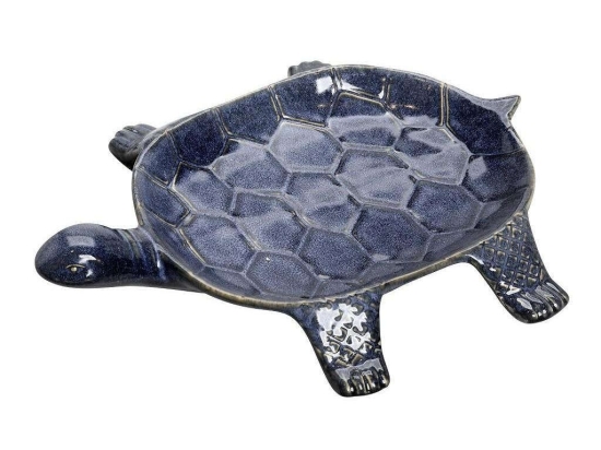 Διακοσμητικό Πιάτο Χελώνα VAT127 Μπλε 5X28,5X24Cm Espiel Κεραμικό