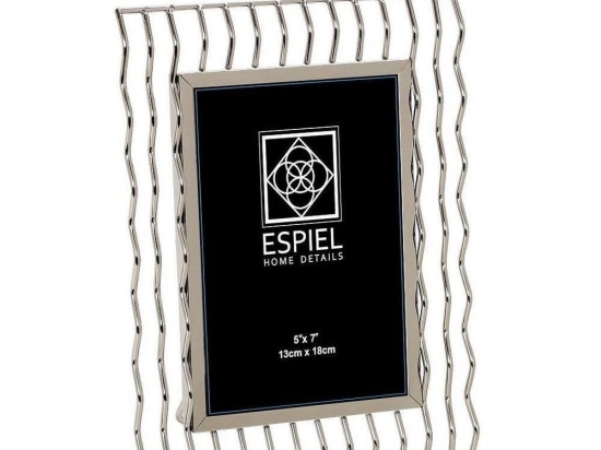 Κορνίζα 13Χ18cm Silver FAM313 Espiel Μέταλλο