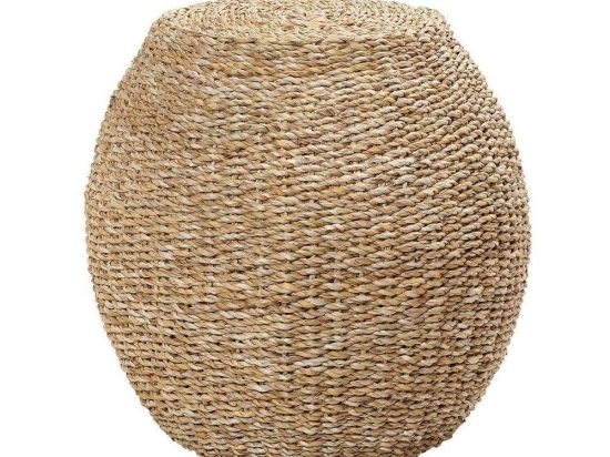 Σκαμπό Seagrass KAG317 44X44X43cm Natural Espiel Seagrass
